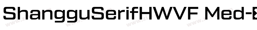 ShangguSerifHWVF Med字体转换